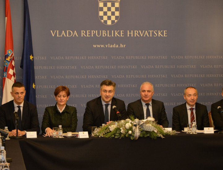 Župan Flego premijeru Plenkoviću predstavio istarske projekte od posebnog značaja