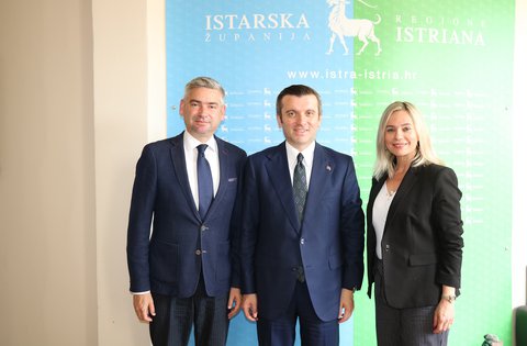 Ricevimento per l'ambasciatore della Repubblica di Turchia nella Repubblica di Croazia