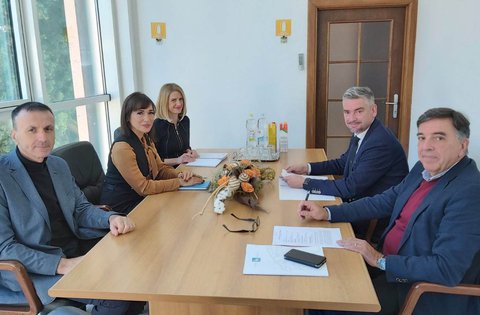 Il presidente Boris Miletić ha visitato il Comune di S. Domenica