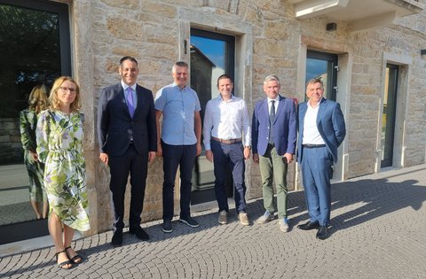 Župan Miletić službeno posjetio Općinu Tinjan