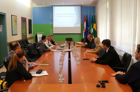 incontro coordinativo tra il presidente Miletić e i sindaci dell'Istria