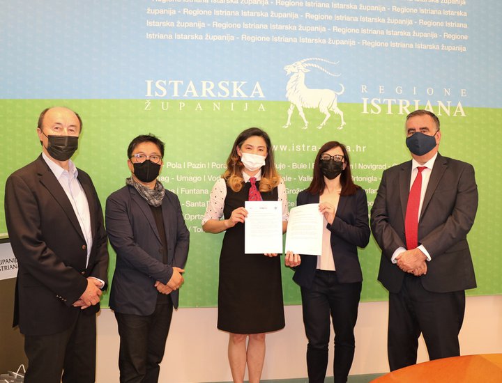 Novoizabrana zamjenica župana Istarske županije Jessica Acquavita primila izaslanstvo Južne Koreje