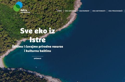 Knjižica Istra ecoxperience - sve eko iz Istre od sada i u obliku mrežne stranice