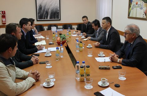 Župan Flego na radnom sastanku s predstavnicima Općine Vižinada