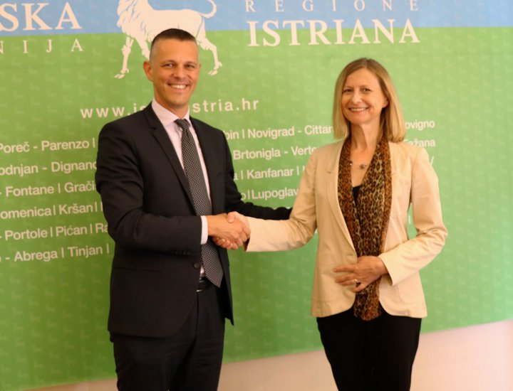 Istarski župan održao sastanak s veleposlanicom Republike Slovenije