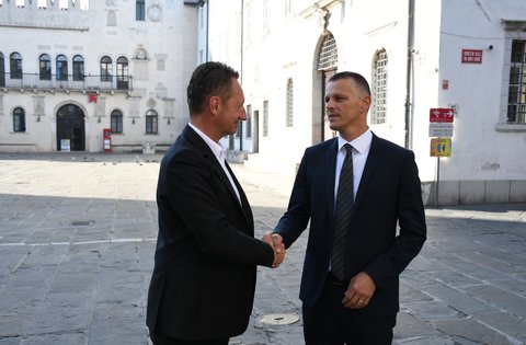 Istarski župan s gradonačelnikom Kopra o nastavku dobrosusjedske suradnje