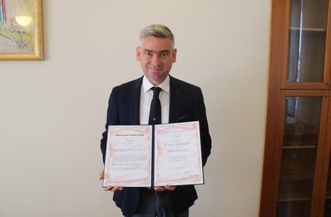 Istarskoj županiji i županu Miletiću zahvalnica za doprinos radu i uspjehu Udruge slijepih Istarske županije