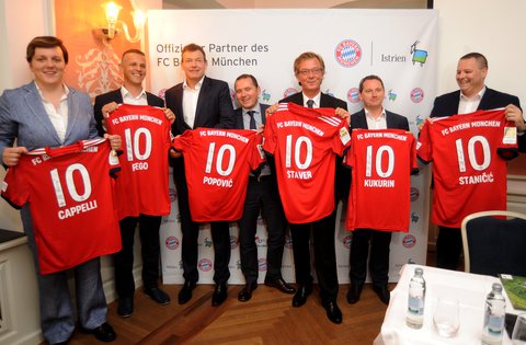 FC Bayern Mà¼nchen - strateški partner Istre