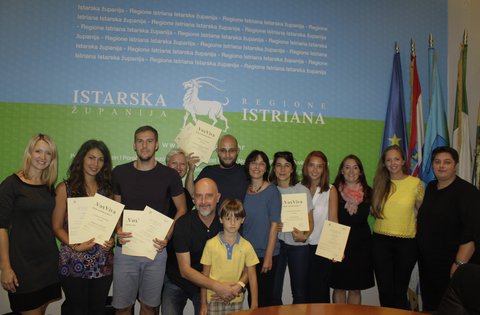 Prijemom  i podjelom diploma obilježena 20. godišnjica programa Eurodyssee u Istarskoj županiji