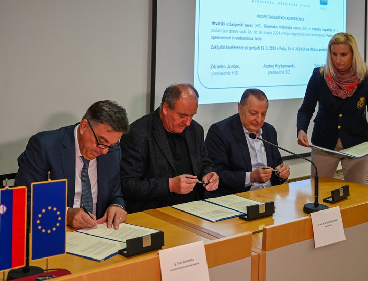 Firmate le conclusioni della prima conferenza sul cambiamento climatico e l'approvvigionamento idrico in Istria