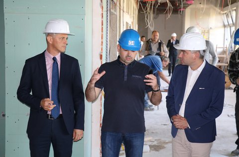 Župan Flego i gradonačelnik Miletić obišli gradilište nove bolnice