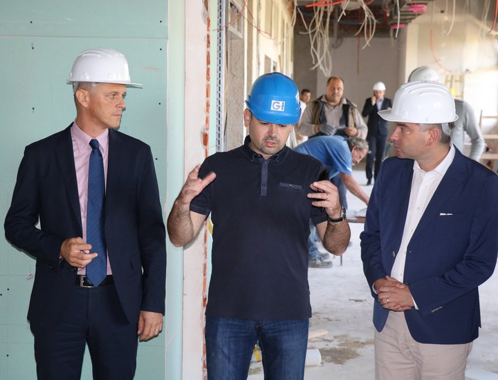 Župan Flego i gradonačelnik Miletić obišli gradilište nove bolnice