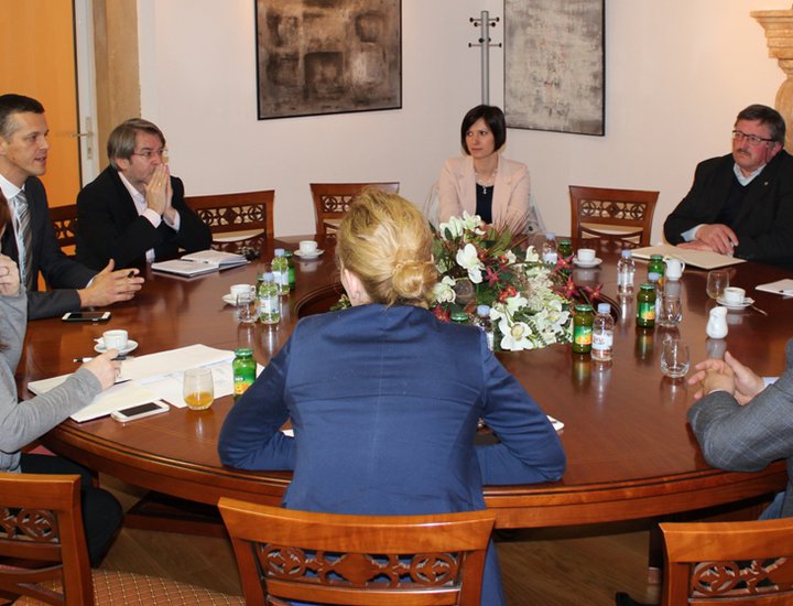 Župan Flego na radnom sastanku s predstavnicima Općine Grožnjan