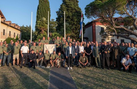 Celebrato il 32° anniversario della fondazione dell'Unità speciale di polizia BAK Istria