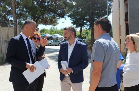 Župan Flego obišao obnovljene zgrade Doma za starije osobe "Alfredo Štiglić"