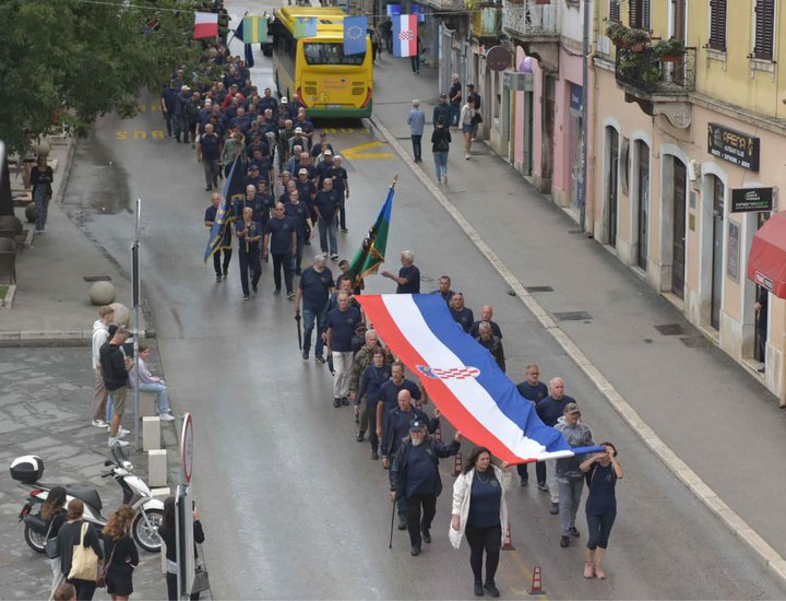 Si è tenuta l'XI sfilata dei difensori croati della Regione Istriana, in occasione della Giornata della vittooria e del ringraziamento
