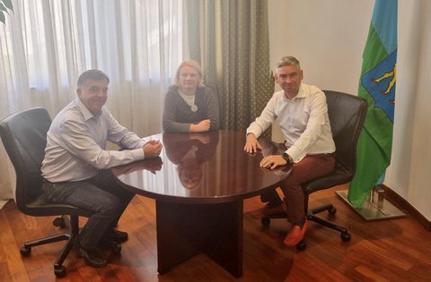 Župan Miletić na radnom sastanku s gradonačelnicom Pazina