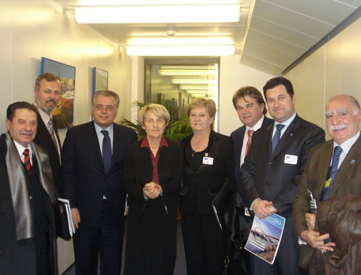 Bruxelles: Europska povjerenica Danuta Hà¼bner primila  izaslanstvo Jadranske euroregije na čelu s predsjednikom Ivanom Jakovčićem