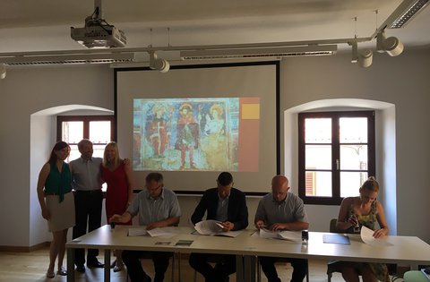 Svečano potpisan Sporazum o suradnji na projektu ''Kuća fresaka u Draguću''