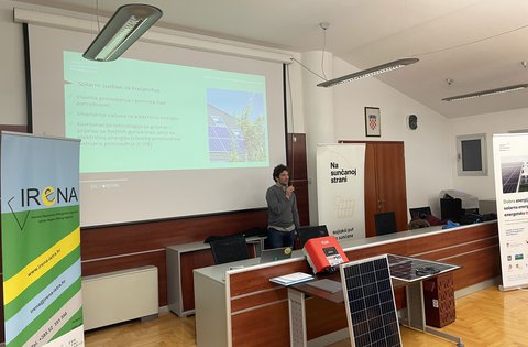 Održano predavanje “Solarne elektrane: znanjem do posla u energetskoj tranziciji”