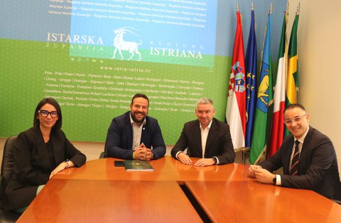 Održan radni sastanak župana Borisa Miletića i gradonačelnika Grada Pule Filipa Zoričića